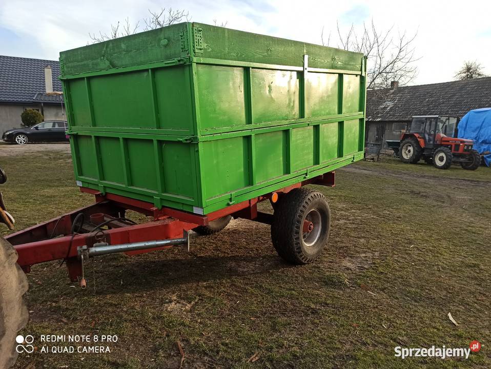 Przyczepa Jednoosiowa Wywrotka Do Tyłu Solidna łódzkie
