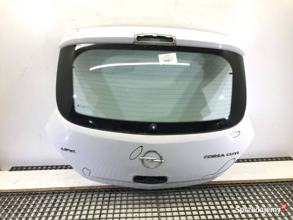 KLAPA TYŁ OPEL CORSA D Hatchback 0614 TYLNA