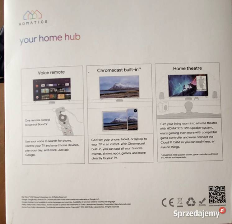 Homatics Android Smart Tv Box R 4K Android 11 Szczecin