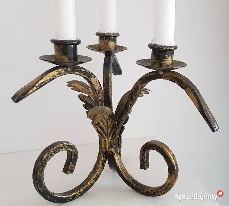 Świecznik metalowy Łódź