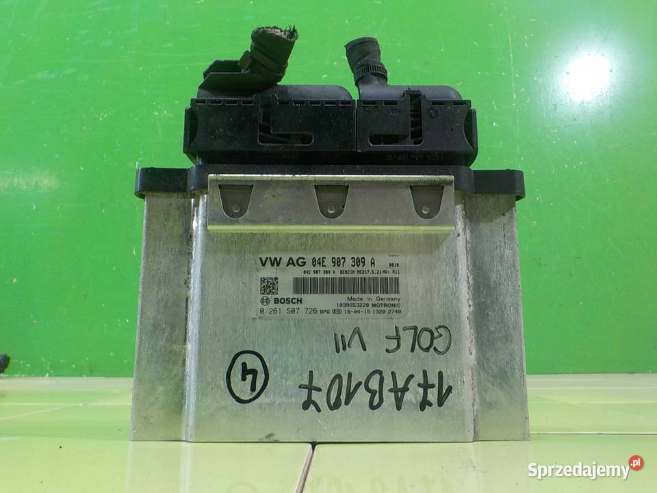 VW GOLF VII 14 TSI AUT 15r 5D sterownik komputer Suków