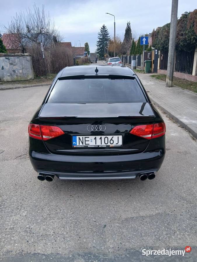 Audi A4 B8 18tsfi pełen SLine Czarne Elbląg