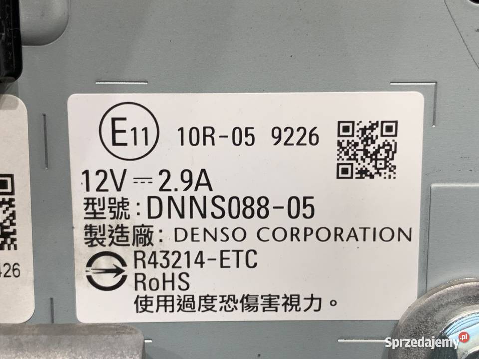 WYŚWIETLACZ LEXUS NX 8611078040 EKRAN MONITOR