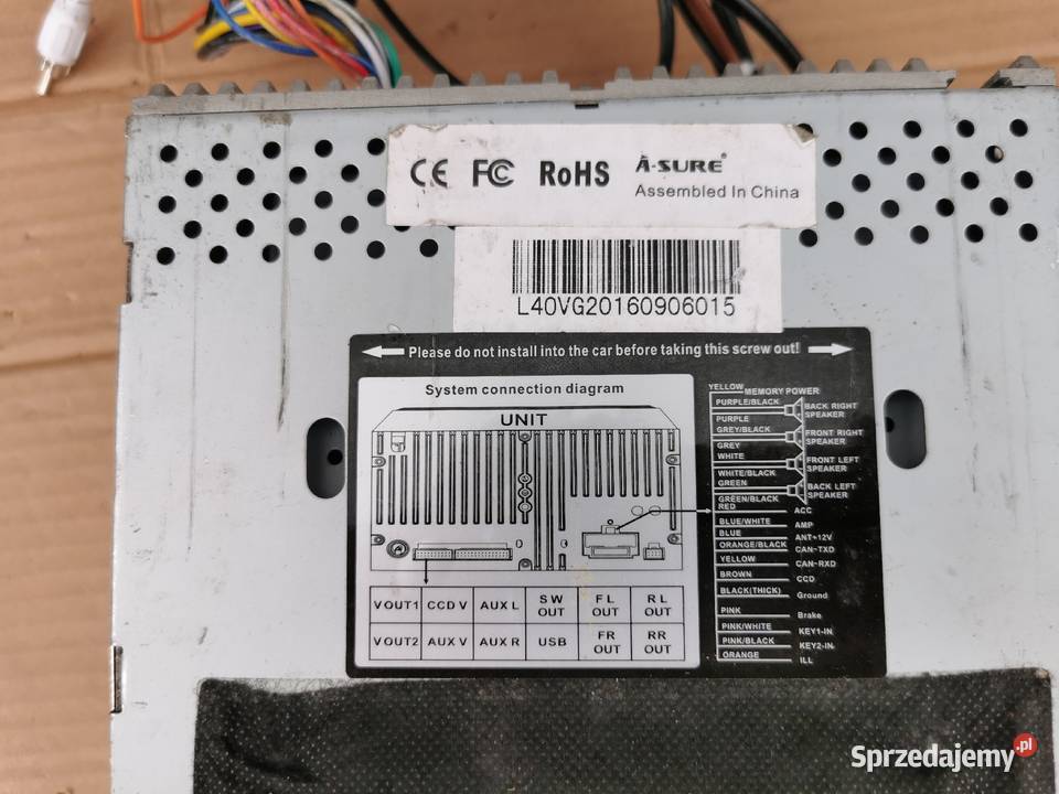 Radio navi nawigacja GPS opel zafira B corsa D Sieraków
