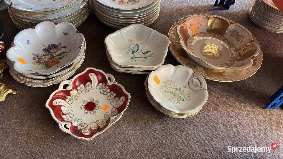 Patera Syg Oskar Schlegelmilch Ecru Ze złotem pomorskie Gdańsk