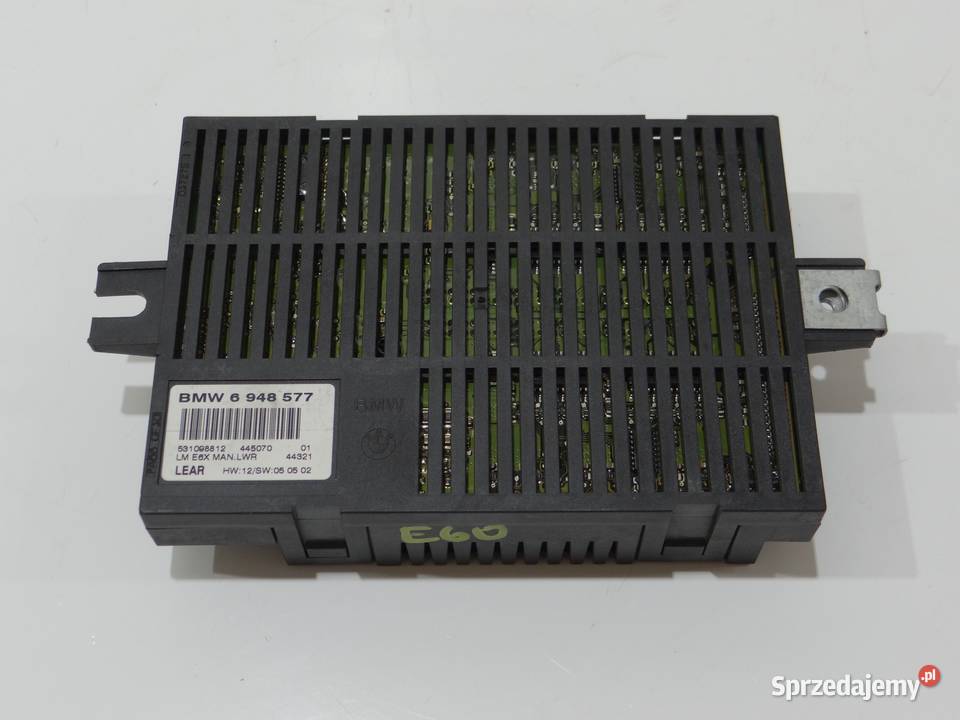 MODUŁ STEROWNIK ŚWIATEŁ BMW E60 E61 6948577 osobowe Strzyżewice