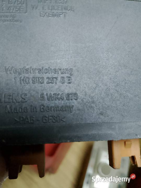 VW AUDI SEAT SKODA moduł immo 1H0 953 257 BB śląskie