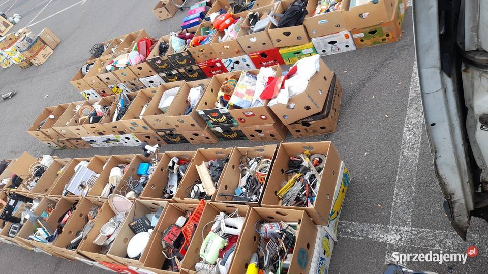 Towar w kartonach z Niemiec Holandii mix szkło