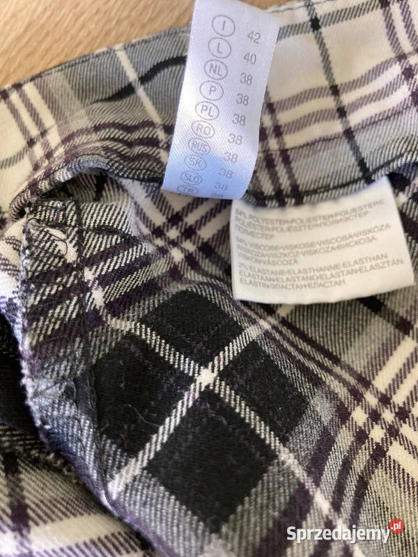 Spódnica w kratkę wzór tartan Strupiechów sprzedam