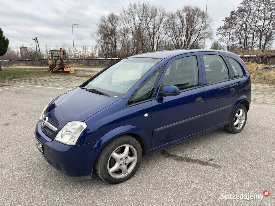 Opel Meriva 16 BENZYNA Zarejestrowana niebieski Konin sprzedam