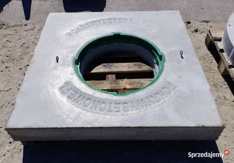 Pokrywa betonowa 120x120x15 właz 60 15 tony Parszów sprzedam