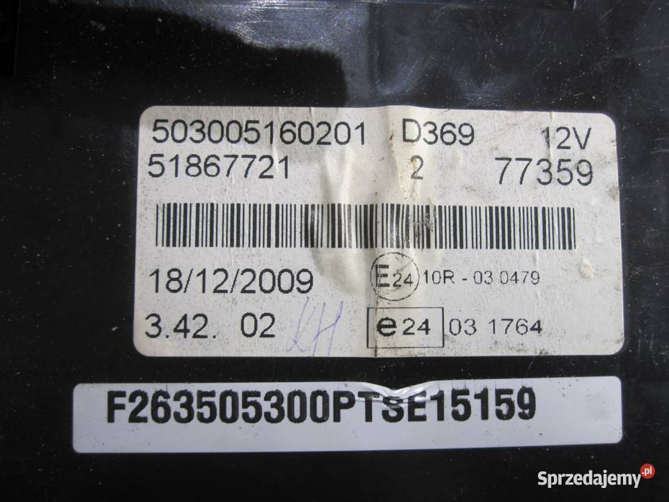 FIAT DOBLO II 13 MULTIJET 10r licznik zegary Kielce sprzedam