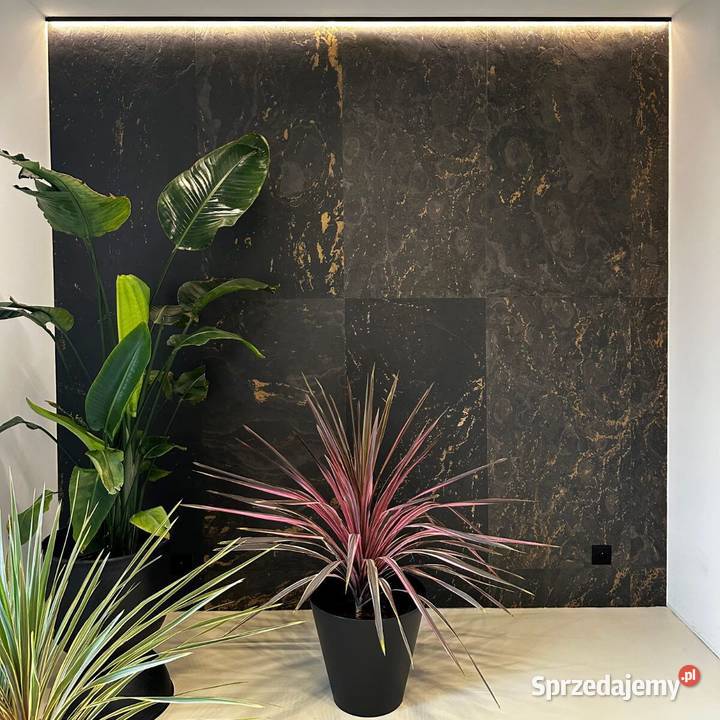 Fornir Kamienny Łupek Black Gold tapeta 2MM