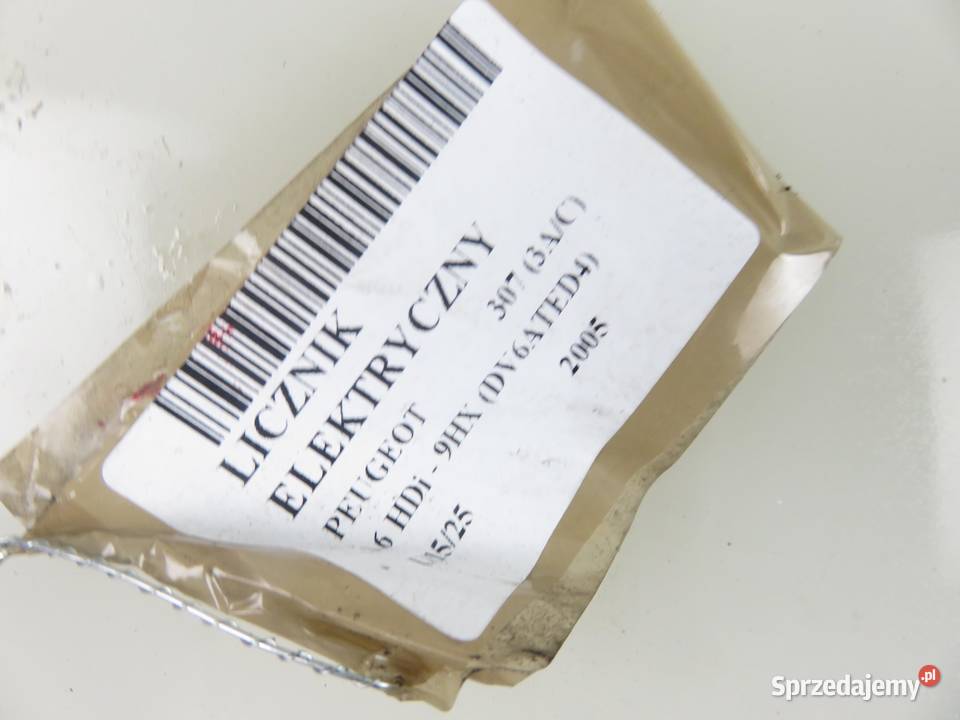 LICZNIK PEUGEOT 307 16 HDi 9HX P9654485280 osobowe