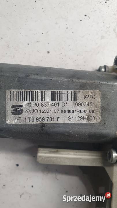 SILNICZEK MECHANIZMU SZYBY LEWY PRZÓD SEAT osobowe świętokrzyskie Kielce