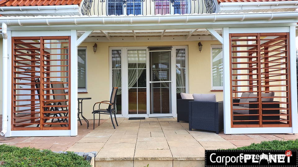 Wiaty ogrodowe pergole drewniane zadaszenia