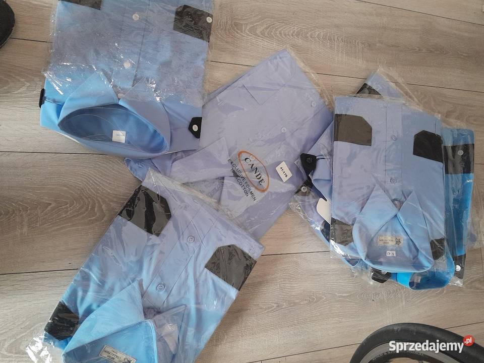 Koszule mundurowe niebieski łódzkie Konstantki sprzedam