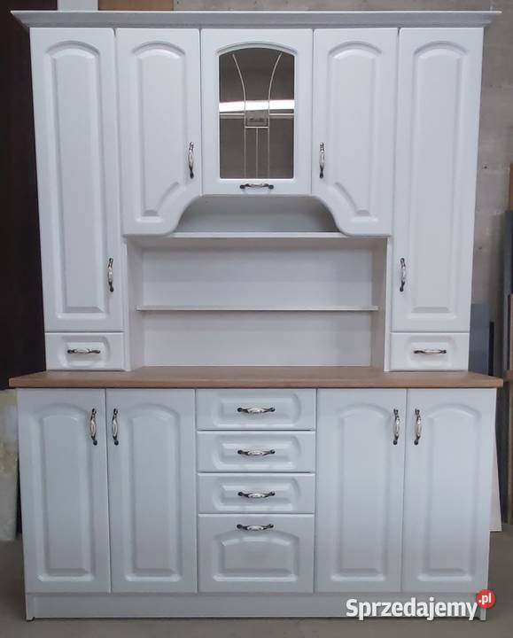 MEBLE KUCHENNE Kredens portal biały 160 m długi Kuchenne Radomsko