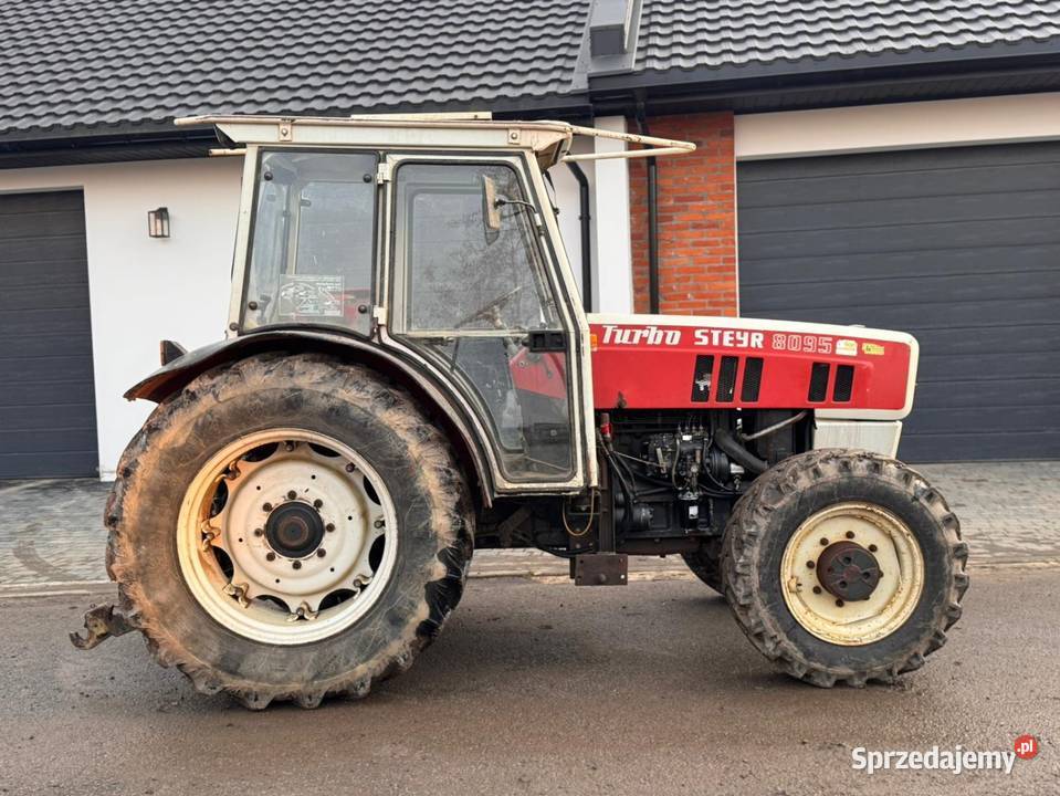 Ciągnik traktor steyr 8095 chmielowy sadowniczy Kabina