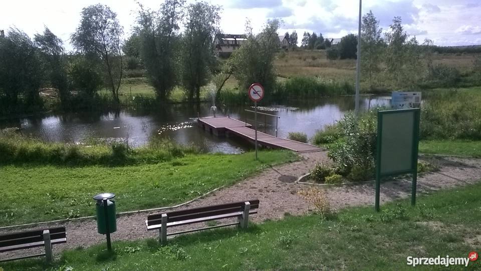 Dom bliźniak na działce 500m2 program MDM alarm Borkowo