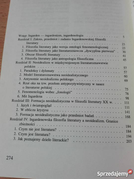 Ingardenowska filozofia literatury konteksty Gdańsk