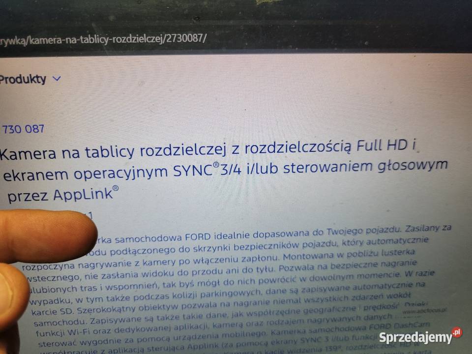 KAMERA PRZEDNIA FORD 2730087 FULL HD1080P SYNC3 Pozostałe
