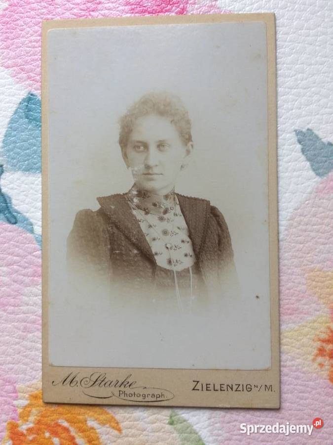 1240 SULĘCIN Niemieckie Zdjęcie Kartonikowe