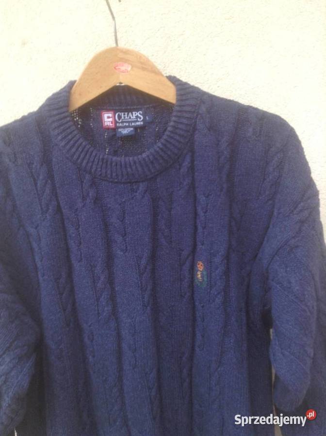 CHAPS Ralph Lauren sweter męski100 bawL Swetry i golfy
