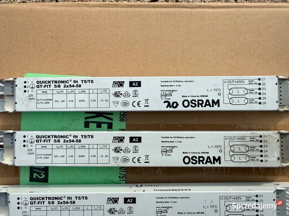 STATECZNIK OSRAM QUICKTRONIC FIT T5T8 2 X 54 58 Chwaszczyno