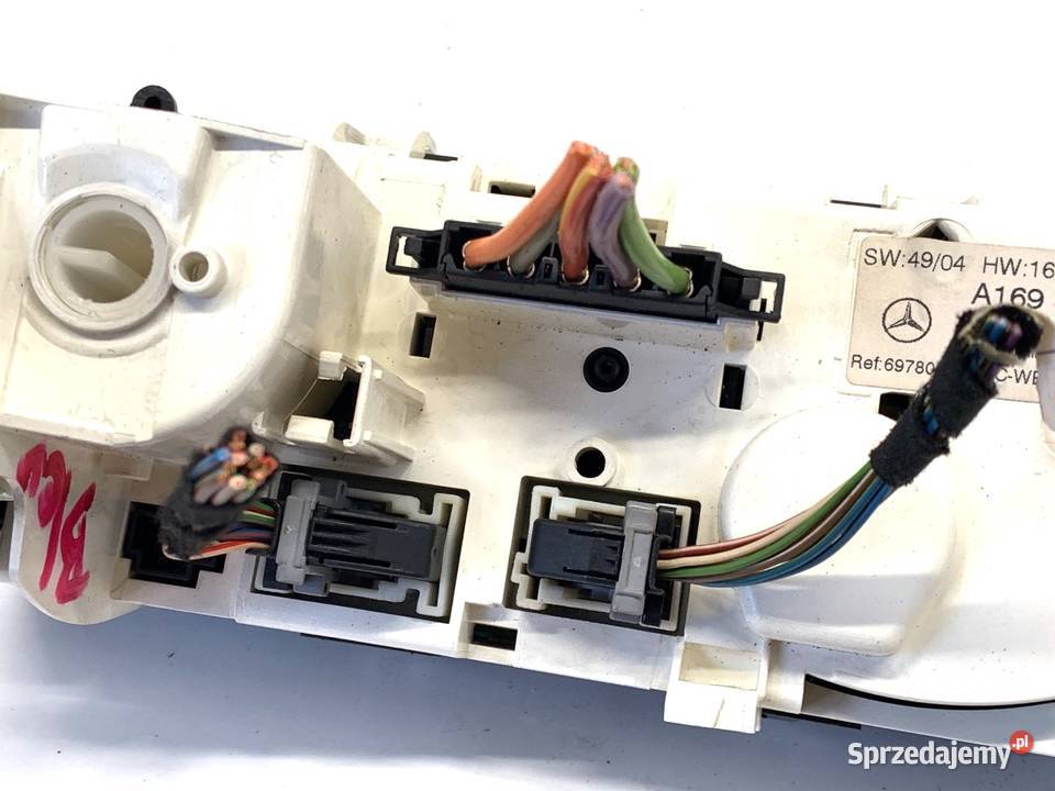 PANEL STEROWANIA NAWIEWU MERCEDES W169