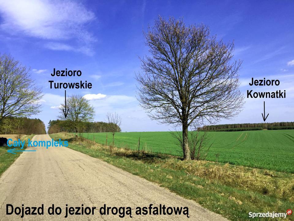 Działka na Mazurach Jeziorem Kownatki Dwie Rzeki Nidzica