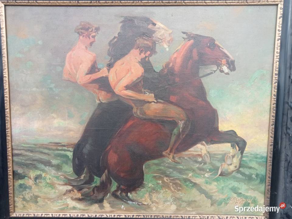 Carl Wilhelm Bergmuller Obraz olejny na płótnie