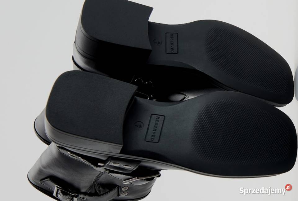 RESERVED PREMiUM buty SkÓRZANE botki kozaki Leszno sprzedam