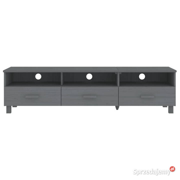 Szafka pod TV HAMAR ciemnoszara 158x40x40 drewno