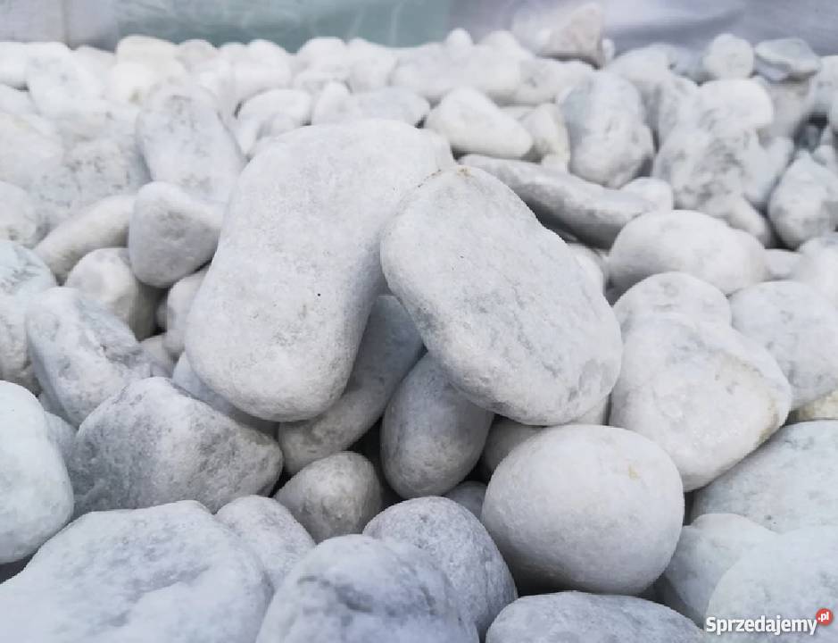 Otoczak Bianco Carrara kamień naturalny ozdobny