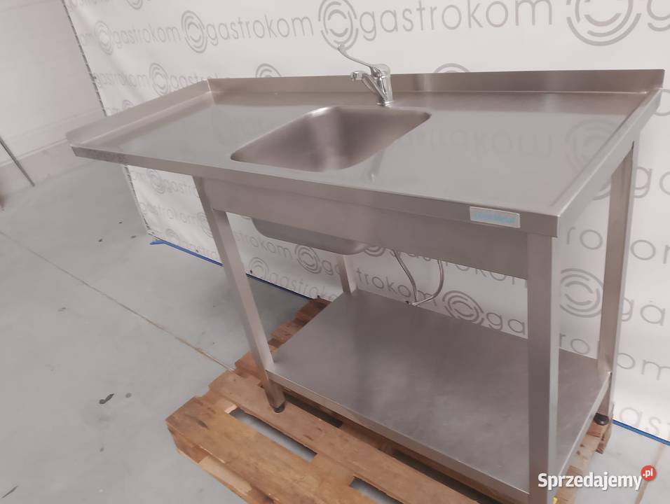 Stół ze zlewem i miejscem pod zmywarkę 153x60x85 Wrocław sprzedam