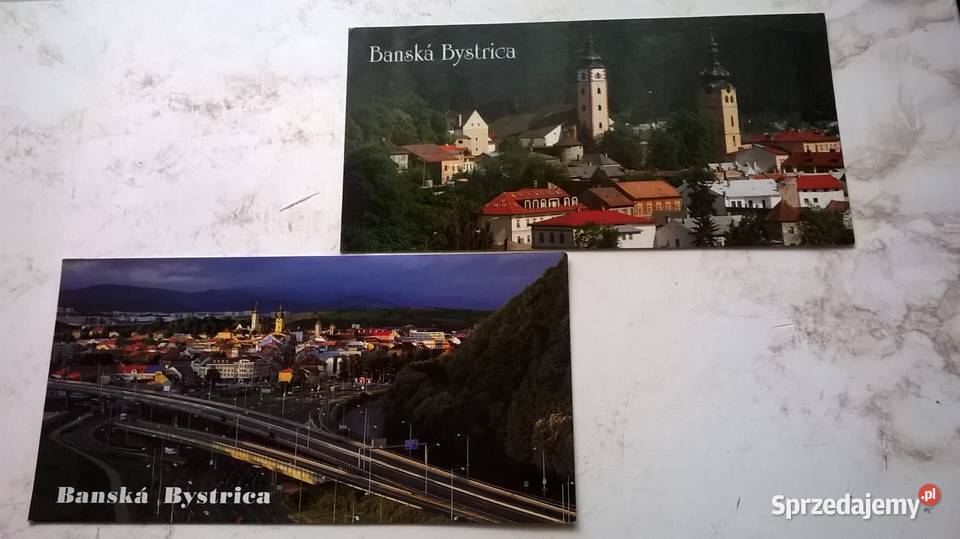 widokówki pocztówki Słowacja Banska Bystrica Gliwice sprzedam