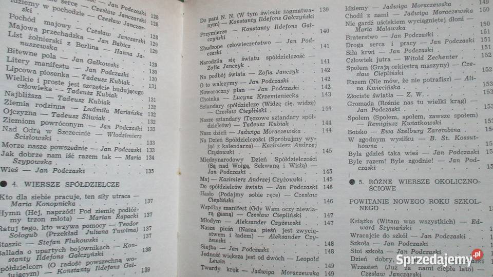 Razem pracujemy Razem się bawimy Zbiór wierszy Łódź