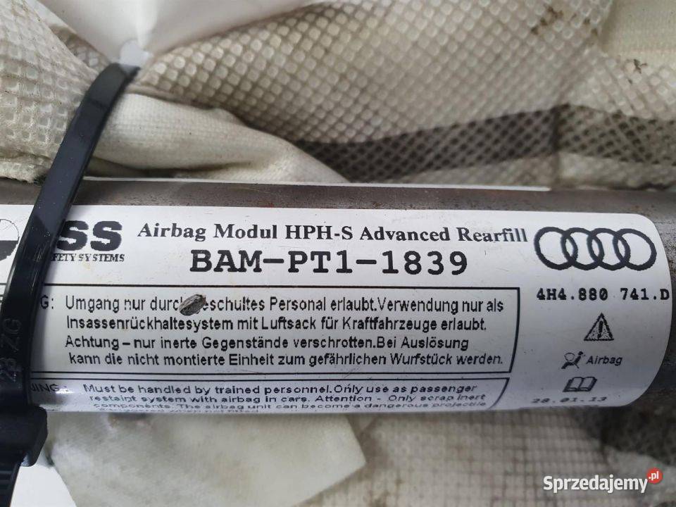 KURTYNA LEWA AUDI A8 D4 4H4880741D Lipno