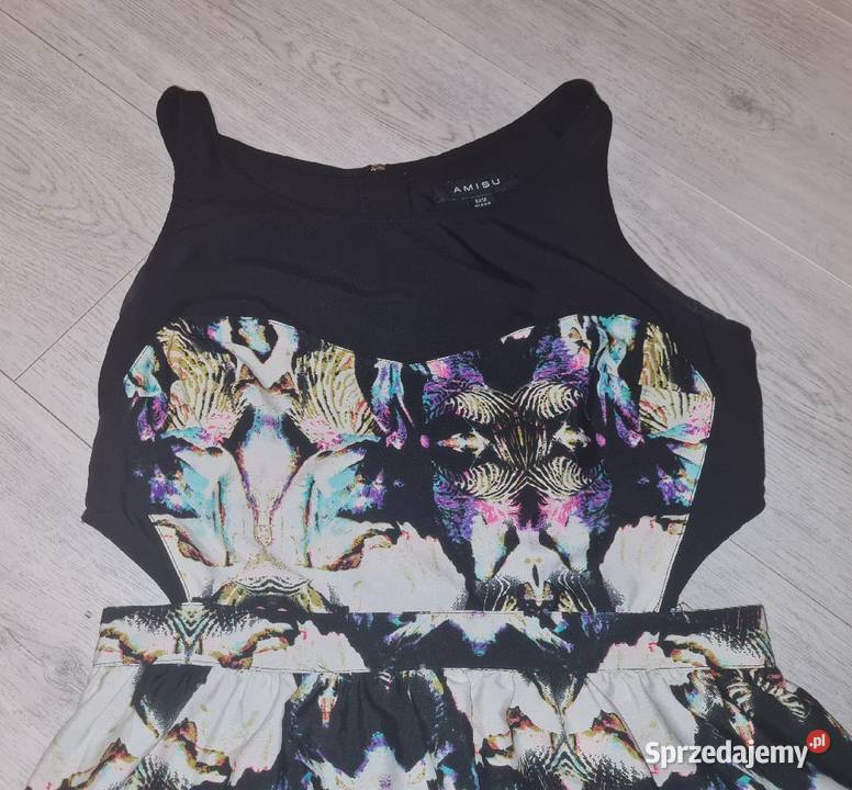 Sukienka damska Amisu wycięcia 38M kolorowy łódzkie Łódź