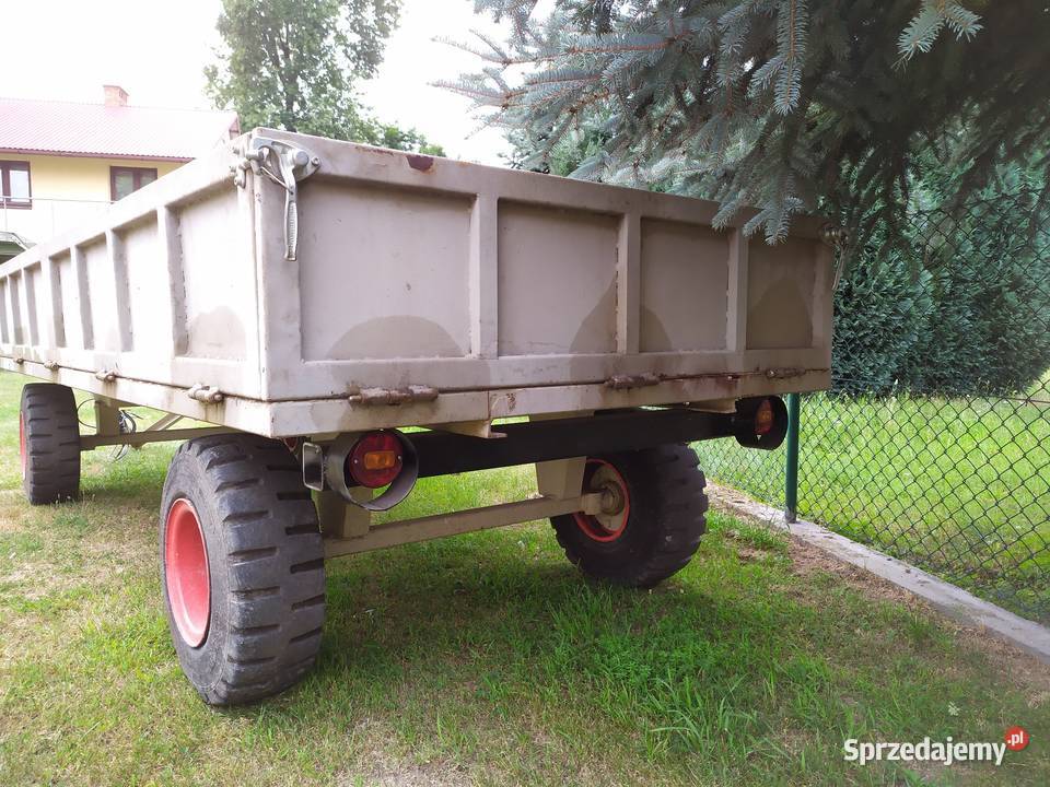 Przyczepa traktorowa nieuszkodzony Przyczepy rolnicze podkarpackie Żyraków