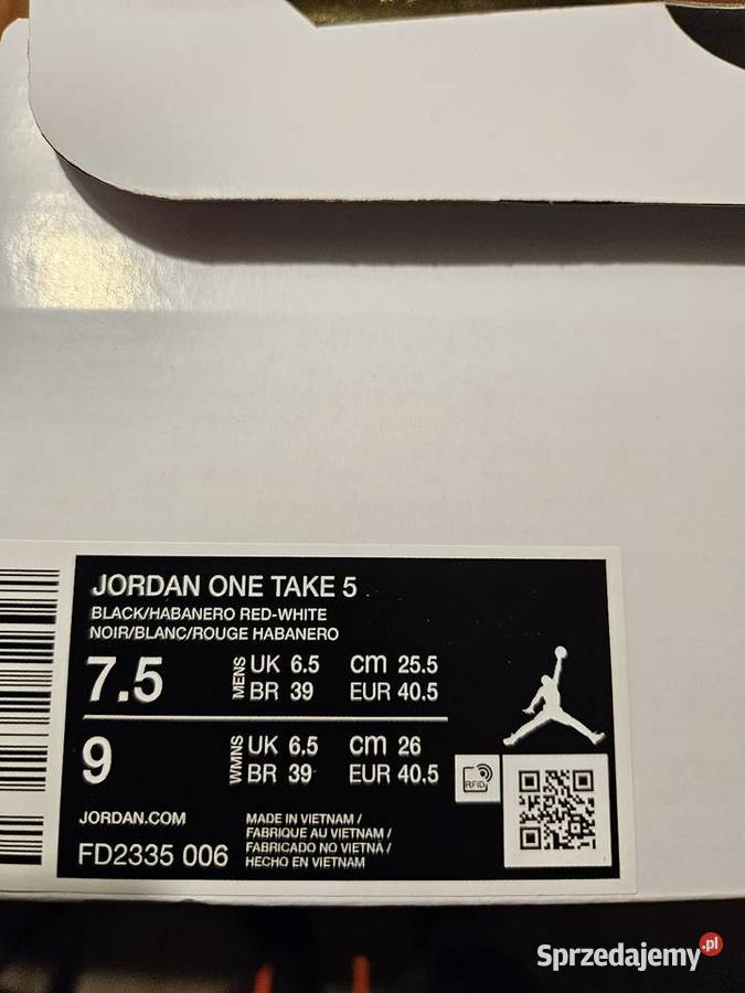 Jordan one take 5 Sportowe Grodzanów