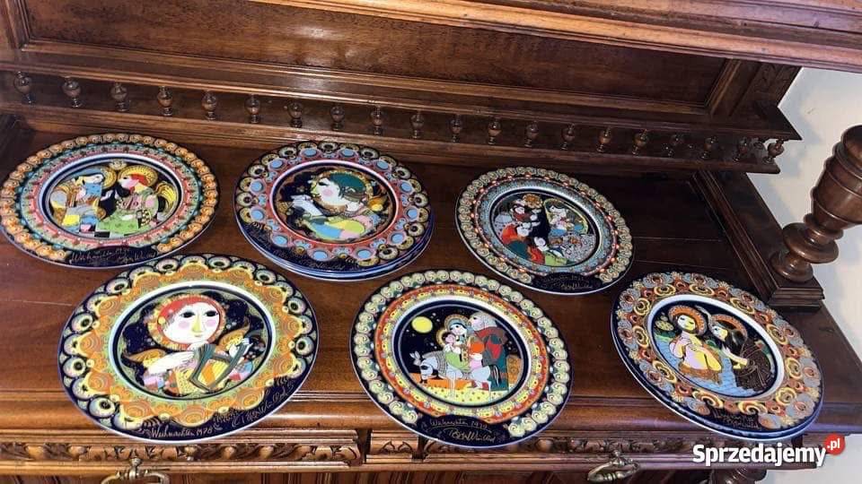 Patera Projekt Bjorn Wiinblad Rosenthal Boże Porcelana i szkło Gdańsk
