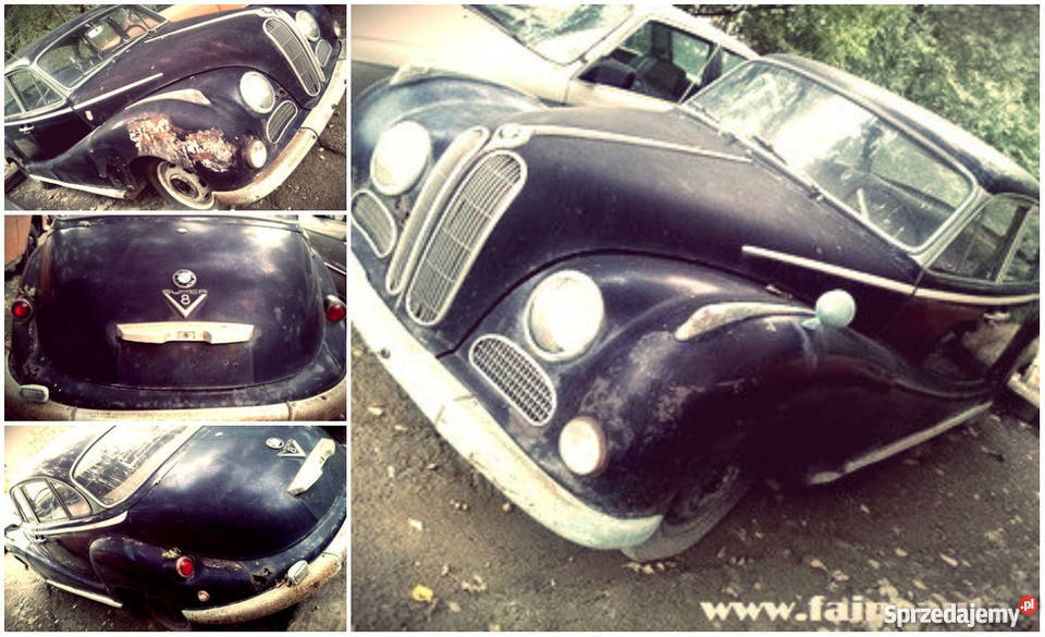 WYTWORNY BAROKOWY ANIOŁ BMW 502 SUPER Rok produkcji 1961 Pozostałe