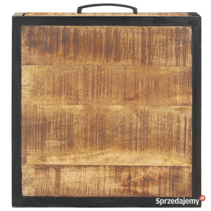 Szafka nocna 40x40x35 surowe drewno mango Dom i Ogród Warszawa