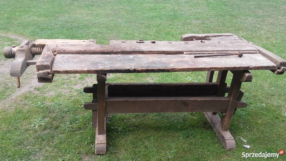 Stary stół stolarski Gorzkowice