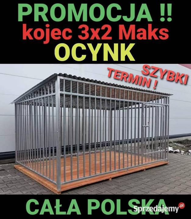 Kojec psa 3x2 ocynk MOCNY Kojce Klatka Kraj Siedlce sprzedam