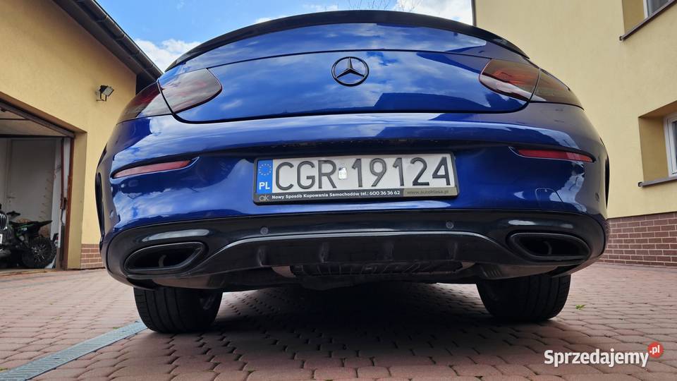 MercedesBenz Klasa C200 Coupe W205 184 Film światła LED Zarszyn