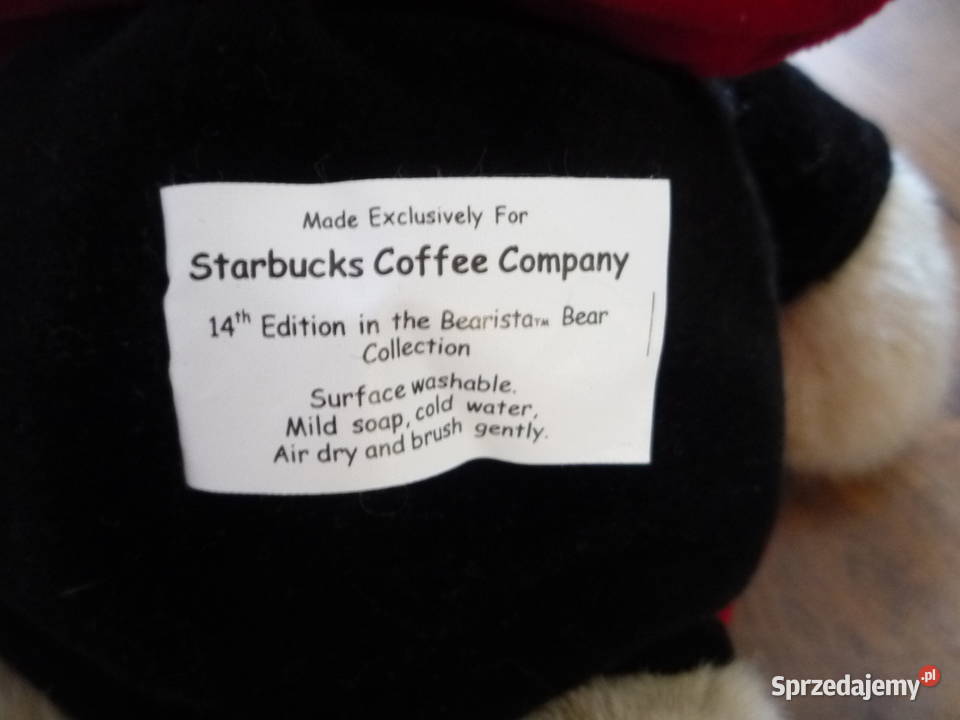 Nowa Maskotka pluszak Biedronka Starbucks Coffe Szczecin