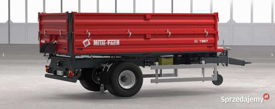 Przyczepa jednoosiowa 5 ton Rolnictwo Proszówka